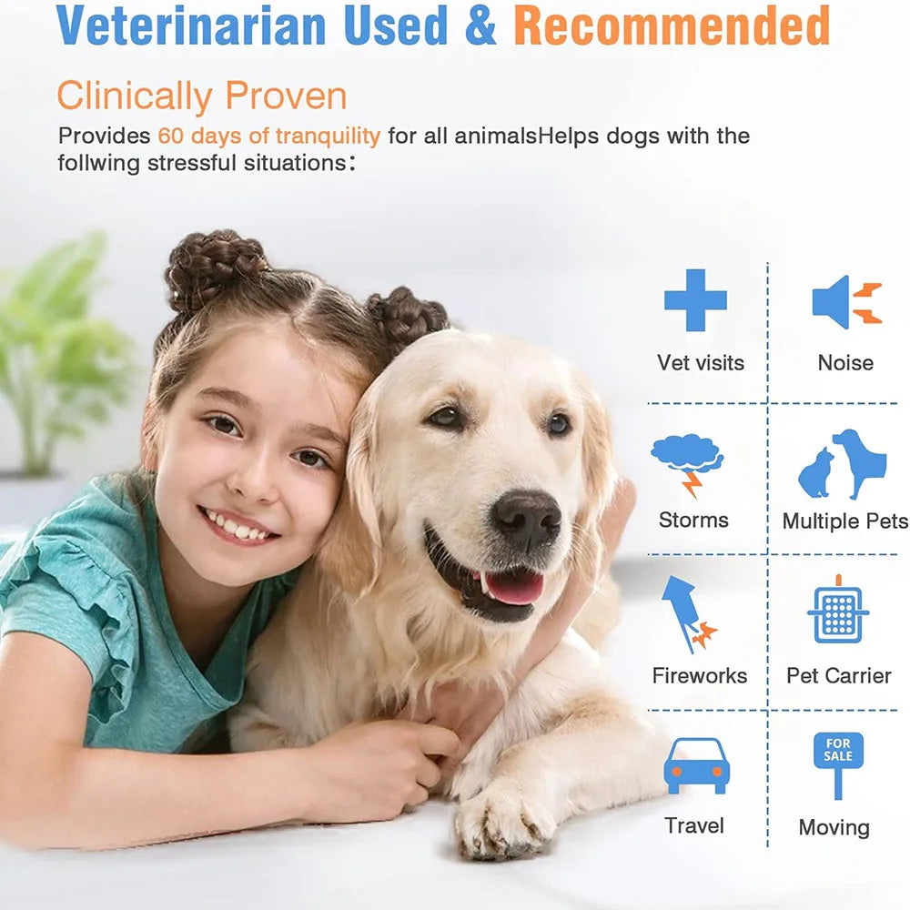 PAWVY Calming Natural Pheromone Collar For Cats Or Dogs