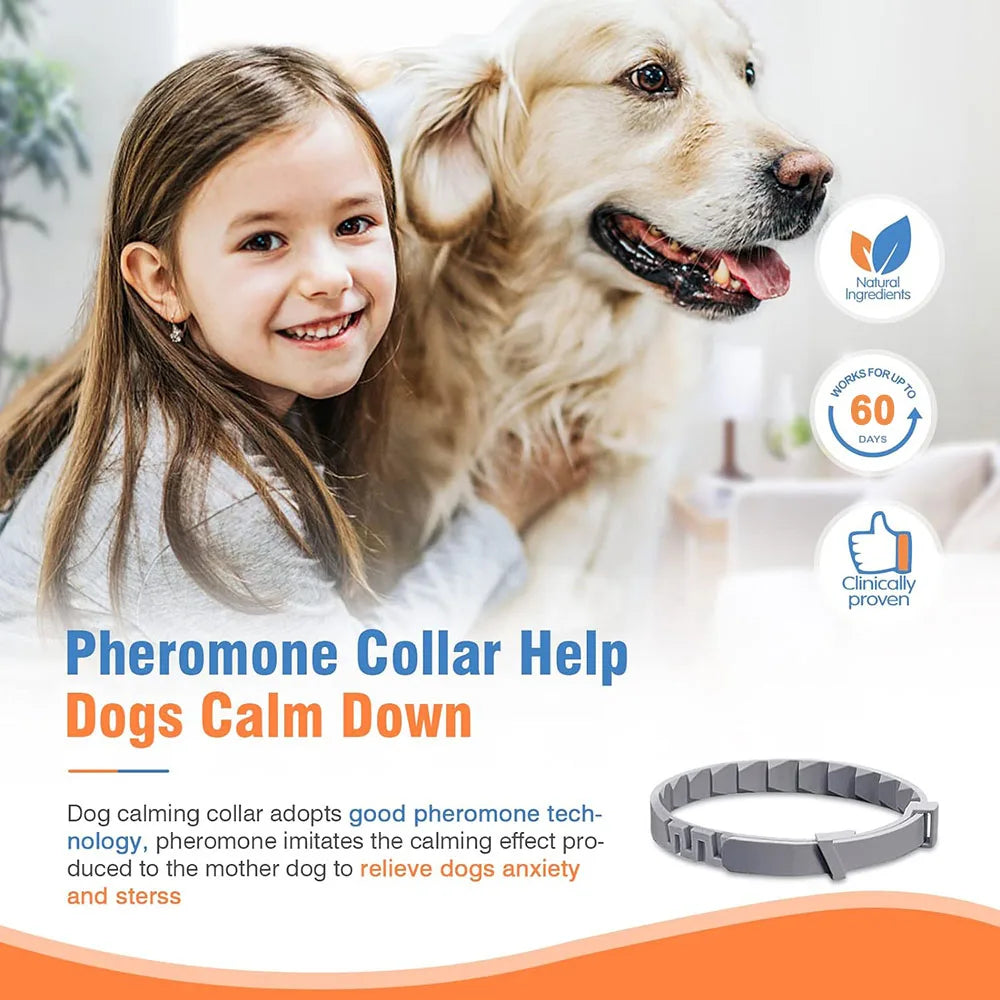 PAWVY Calming Natural Pheromone Collar For Cats Or Dogs