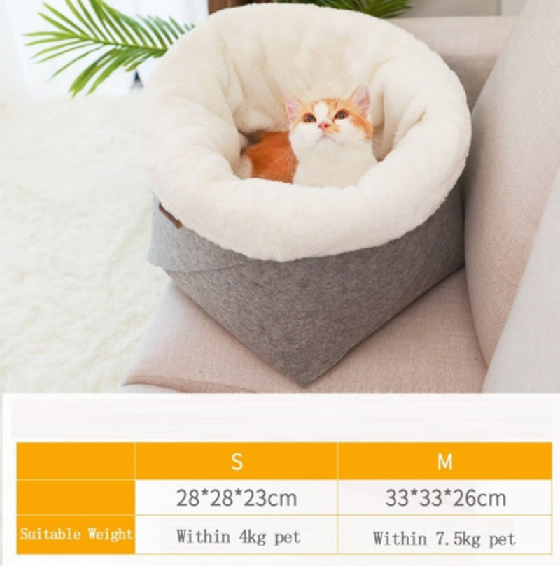 PAWVY ComfortMax Enclosed Pet Bed