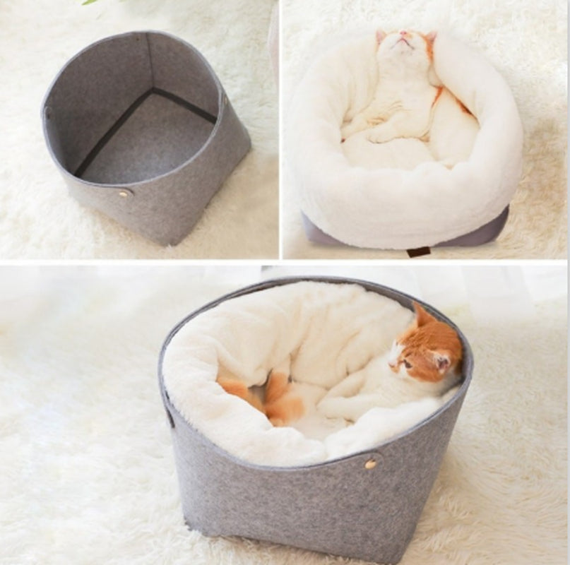 PAWVY ComfortMax Enclosed Pet Bed