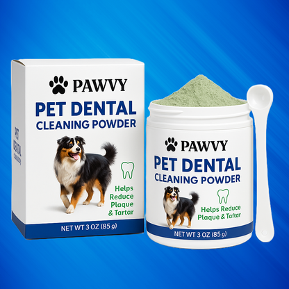 PAWVY Pet Dental Cleaning/Breath Freshening Powder