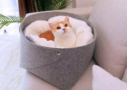 PAWVY ComfortMax Enclosed Pet Bed